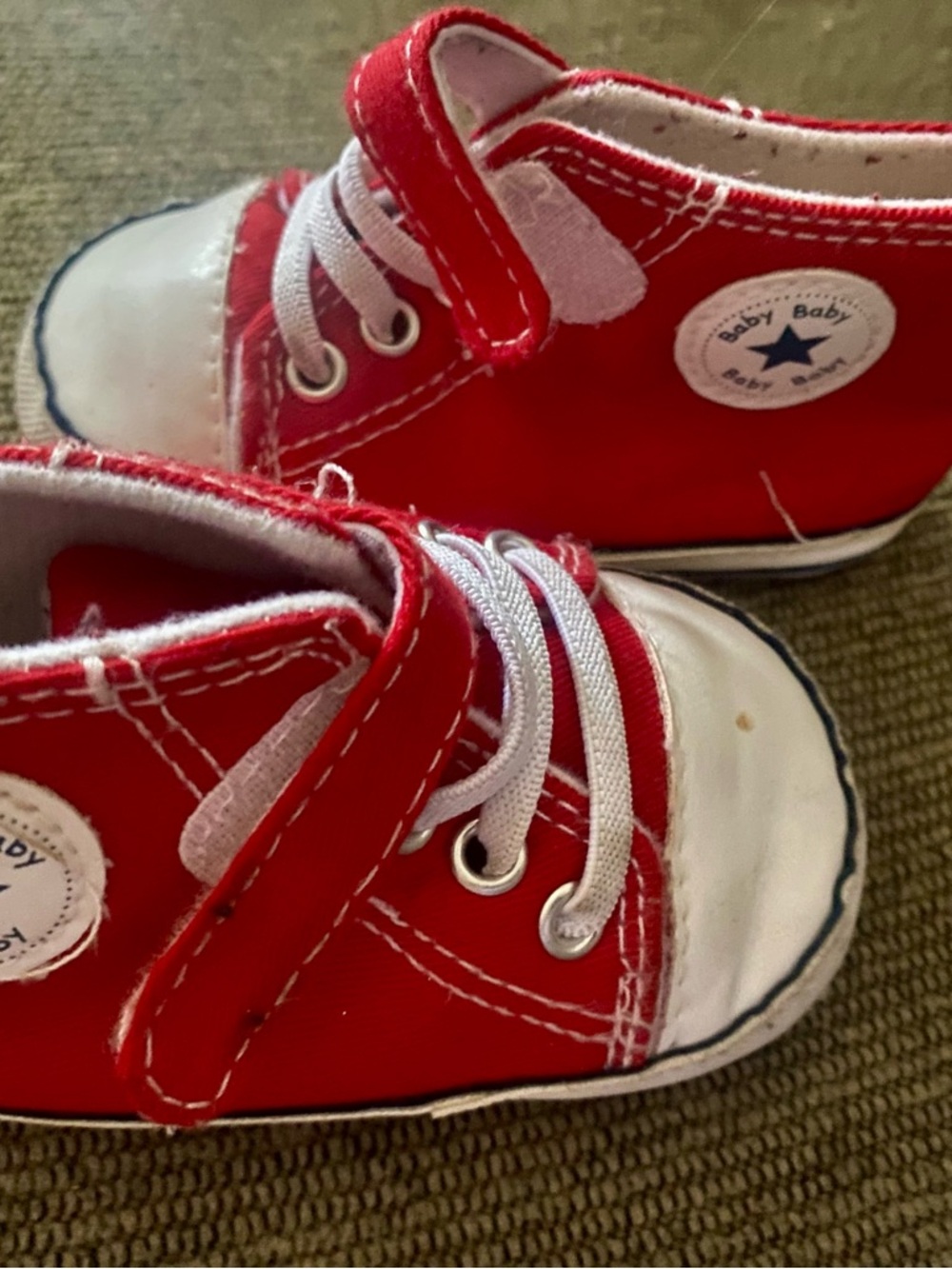 Red Canvas sneakers